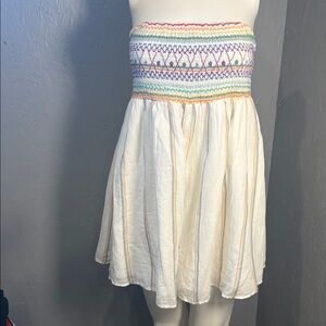 American Eagle Pride Collection White Halter Shorts with Removable Straps M NWT